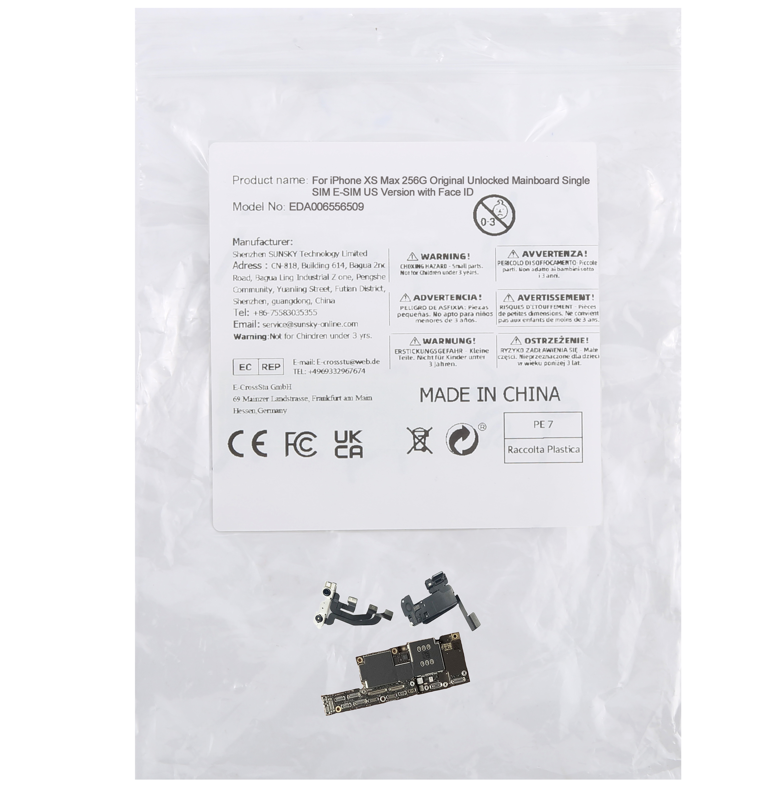 Lot Carte Mère IPhone 14 128Go (violet) + Batterie Et Caméra Avant – Pièces D'occasion